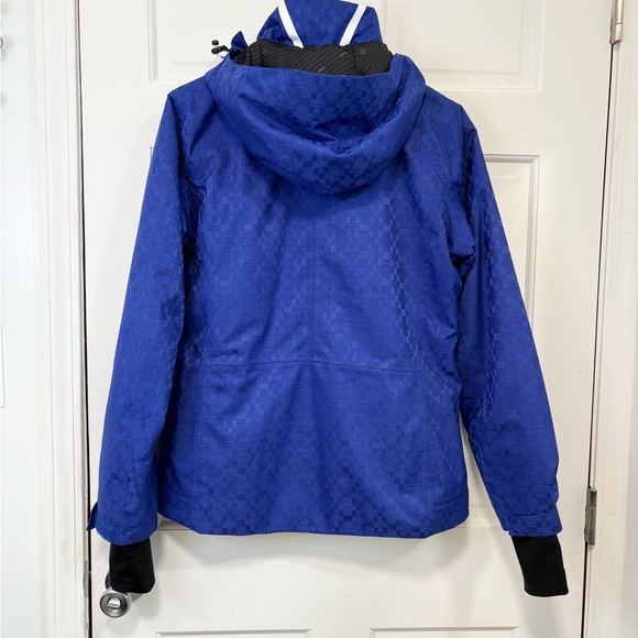 Sunice Women’s Ski Jacket Blue Weather Proof Zipper Insulated Hooded Vented Sz 8 - Picture 7 of 16
